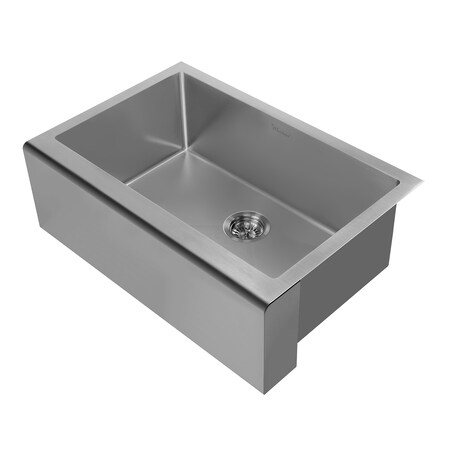 Whitehaus Noah Plus 16 Gauge Sgl Bowl Undermount Sink Set W/ A Seamless Customiz WHNPL3020-GM